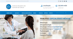 Desktop Screenshot of ibcc.org.br